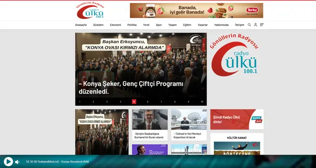 Radyo Ülkü – Haber Portalı ve Dijital Yayın Altyapısı Modernizasyonu